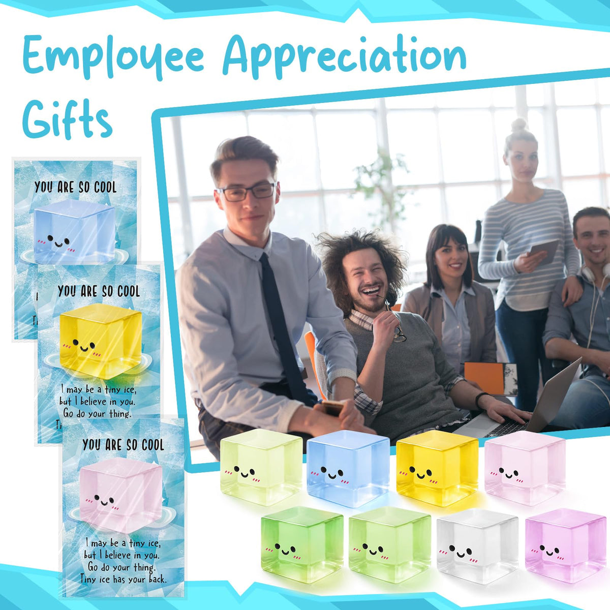 Foilswirl office gift set pairs tactile relief with inspirational bookmarks.