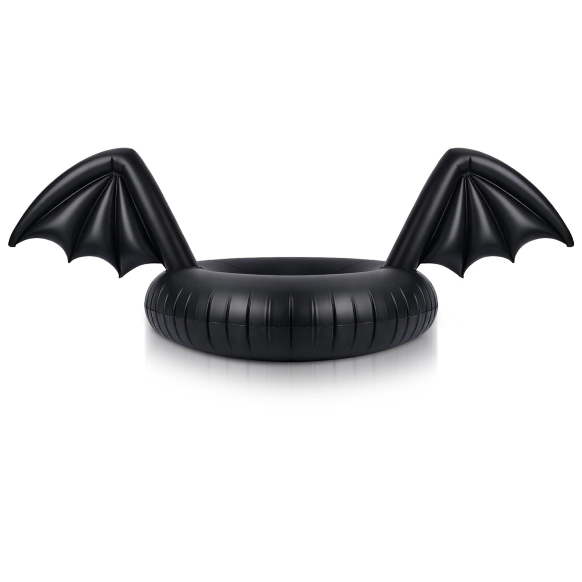 Foilswirl pool float with bat wings for photogenic moments