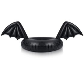 Foilswirl pool float with bat wings for photogenic moments