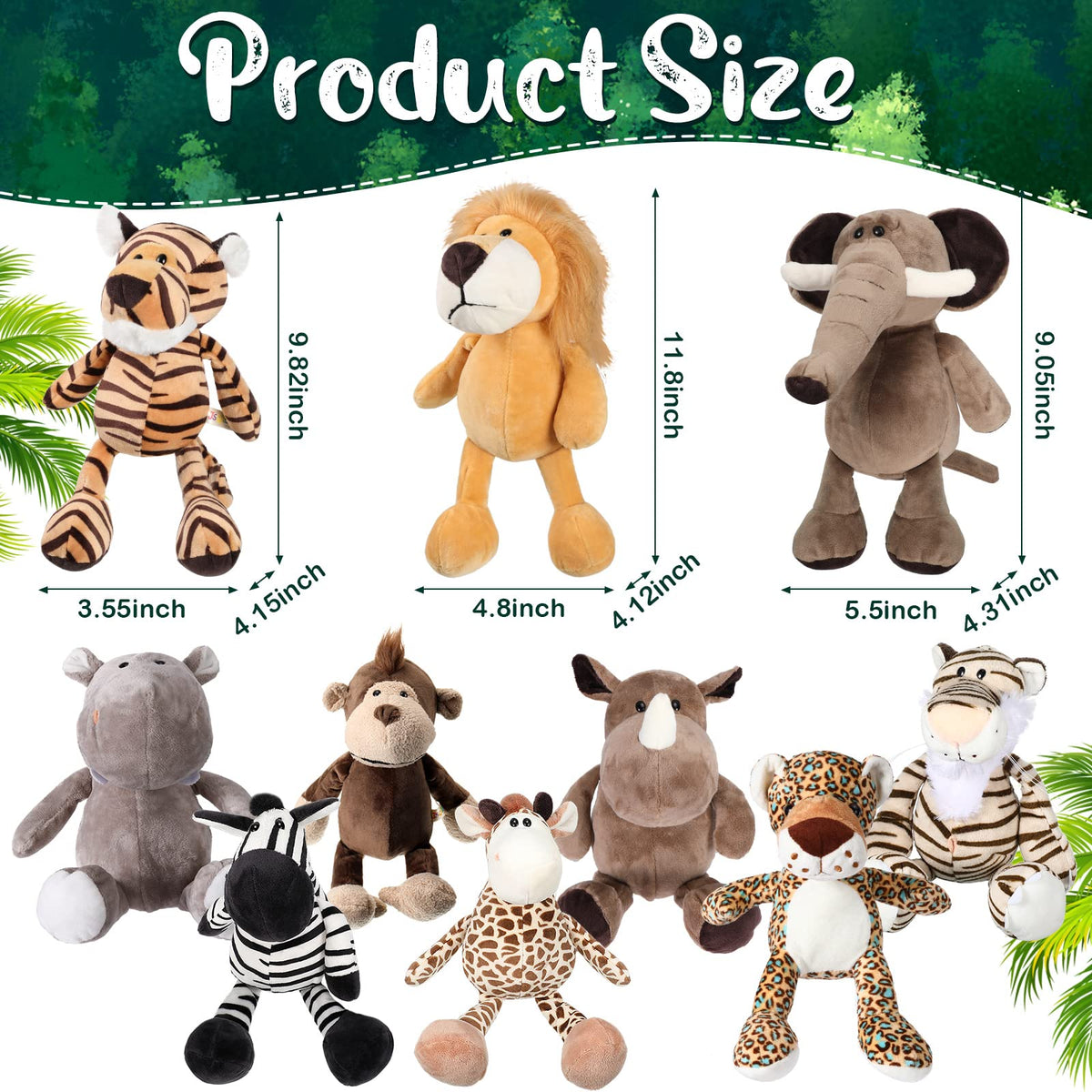 Foilswirl Safari Lion plush—bright, durable, ideal for imaginative jungle pretend play.