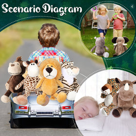 Foilswirl safari plush monkey ideal for storytelling and playtime.