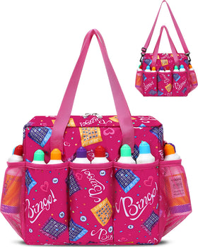 FOKDUVB bingo bag full view with ample storage for daubers and cards