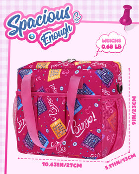FOKDUVB bingo bag detachable shoulder strap for versatile carrying options