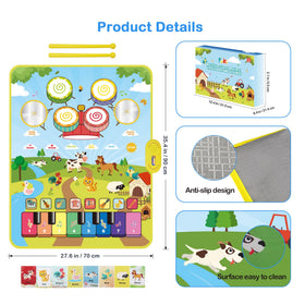 Foki Piano Mats includes multiple sounds for enriching musical moments.