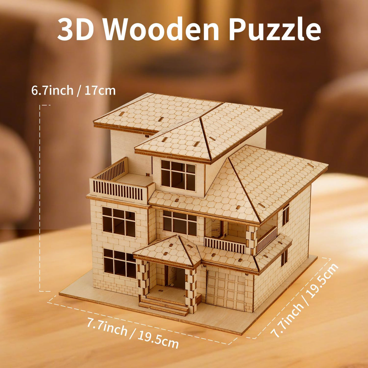 FOKKAH wooden-model-on-desk ready for display