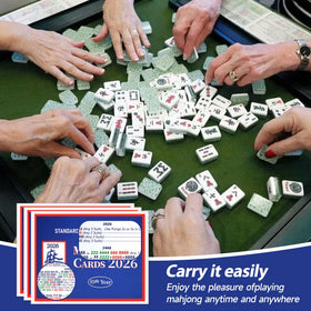 Foleto 2026 mahjong cards portable-compact-case for travel-friendly play.