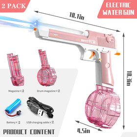 Folimix water gun with lighting effects aids aiming in low light