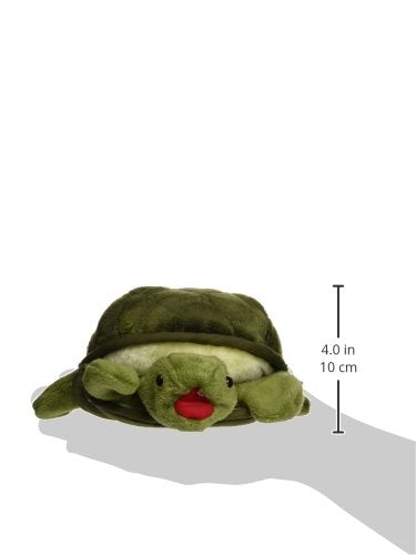 Folkmanis Baby Turtle puppet side view—movable mouth enhances stage performances.