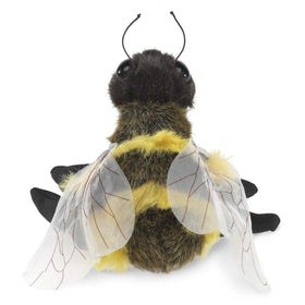 Folkmanis Honey Bee hand puppet ideal for classroom storytelling and parties.