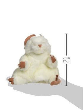 Folkmanis Mouse Hand Puppet White, ears detail, durable fur for vivid character