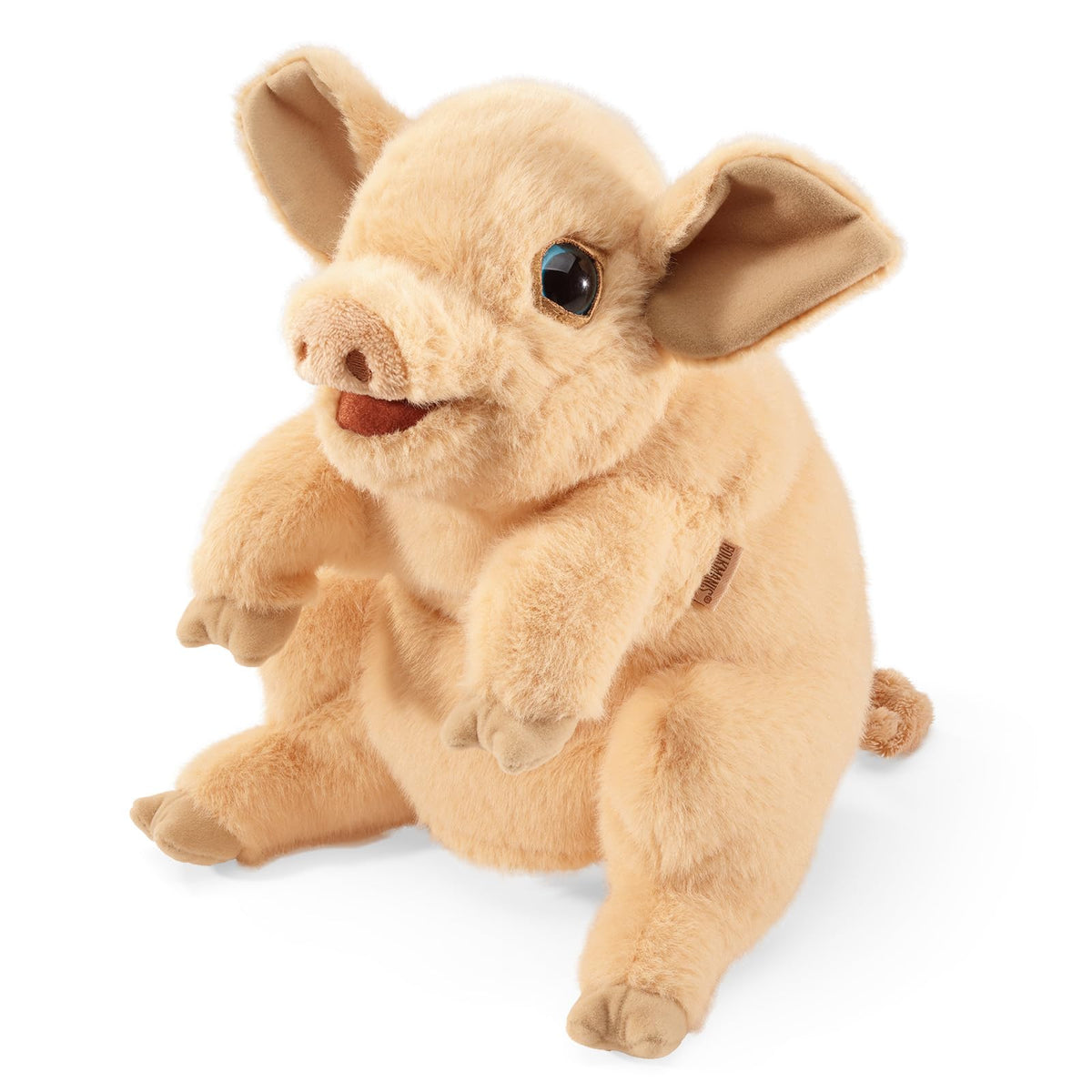 Folkmanis Piggy Hand Puppet front view for lively storytelling sessions