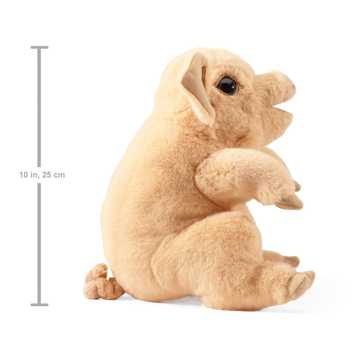 Folkmanis Piggy Hand Puppet size 8x7x10 inches for hands-on fun