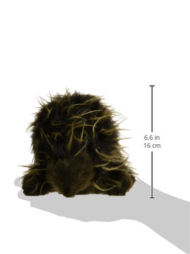 Folkmanis Porcupine Hand Puppet in hand demonstrates easy interactive play.