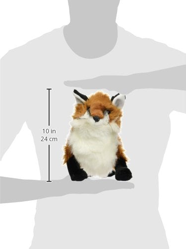 Folkmanis Red Fox fur detail with soft textures for imaginative pretend play.