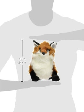 Folkmanis Red Fox fur detail with soft textures for imaginative pretend play.