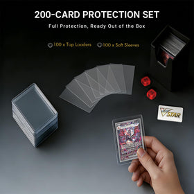 Foluck included top loaders and soft sleeves ready for immediate use.