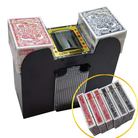 FONBEAR automatic card shuffler with six decks included for quick game setup.