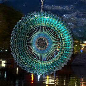 FONMY hanging wind spinner with swivel hook enables easy adjustment and twirl