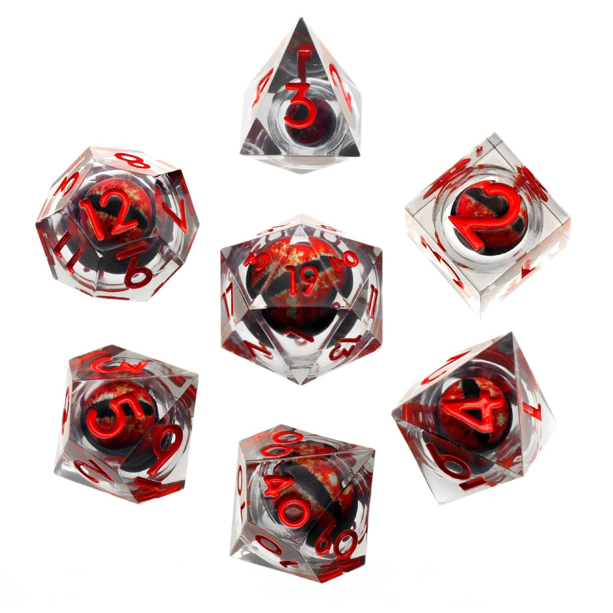 FONVGOGO Gift-pack DND dice: ideal present for adventurers and collectors.