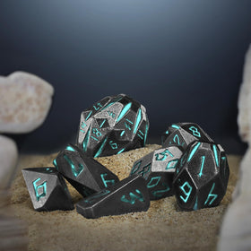 FONVGOGO Stonehenge blue D10 0-9 dice for percentile results.
