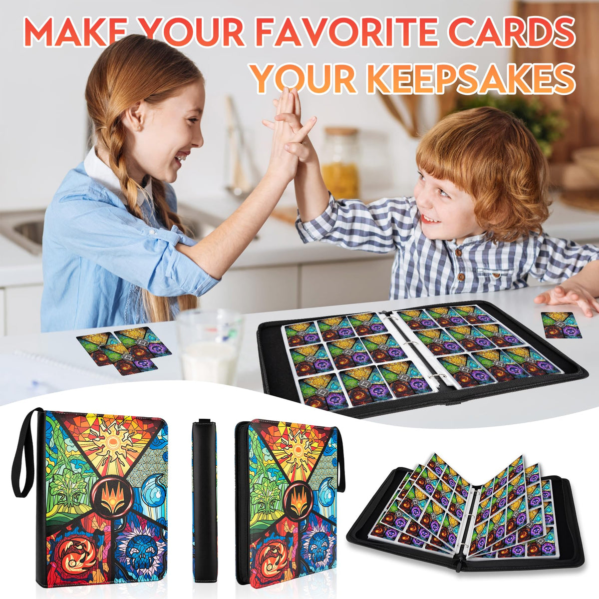 Fonwill carrying handle makes it easy to carry and show your collection.