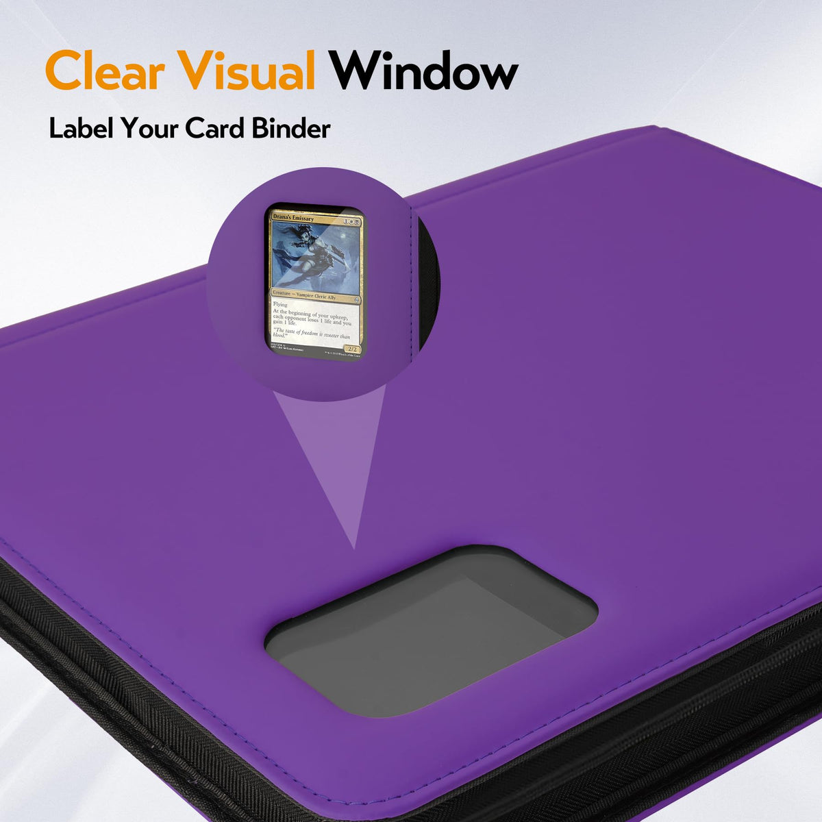 Fonwill binder compatible with MTG, TCG, YGO and 3x4 sleeves.