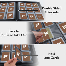 Fonwill gift-ready card binder suitable for collectors.