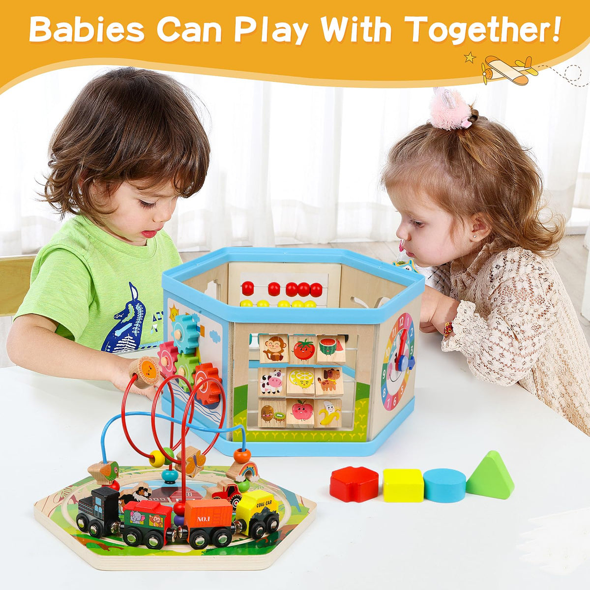 FOPNETS clock panel on cube introduces time concepts through play