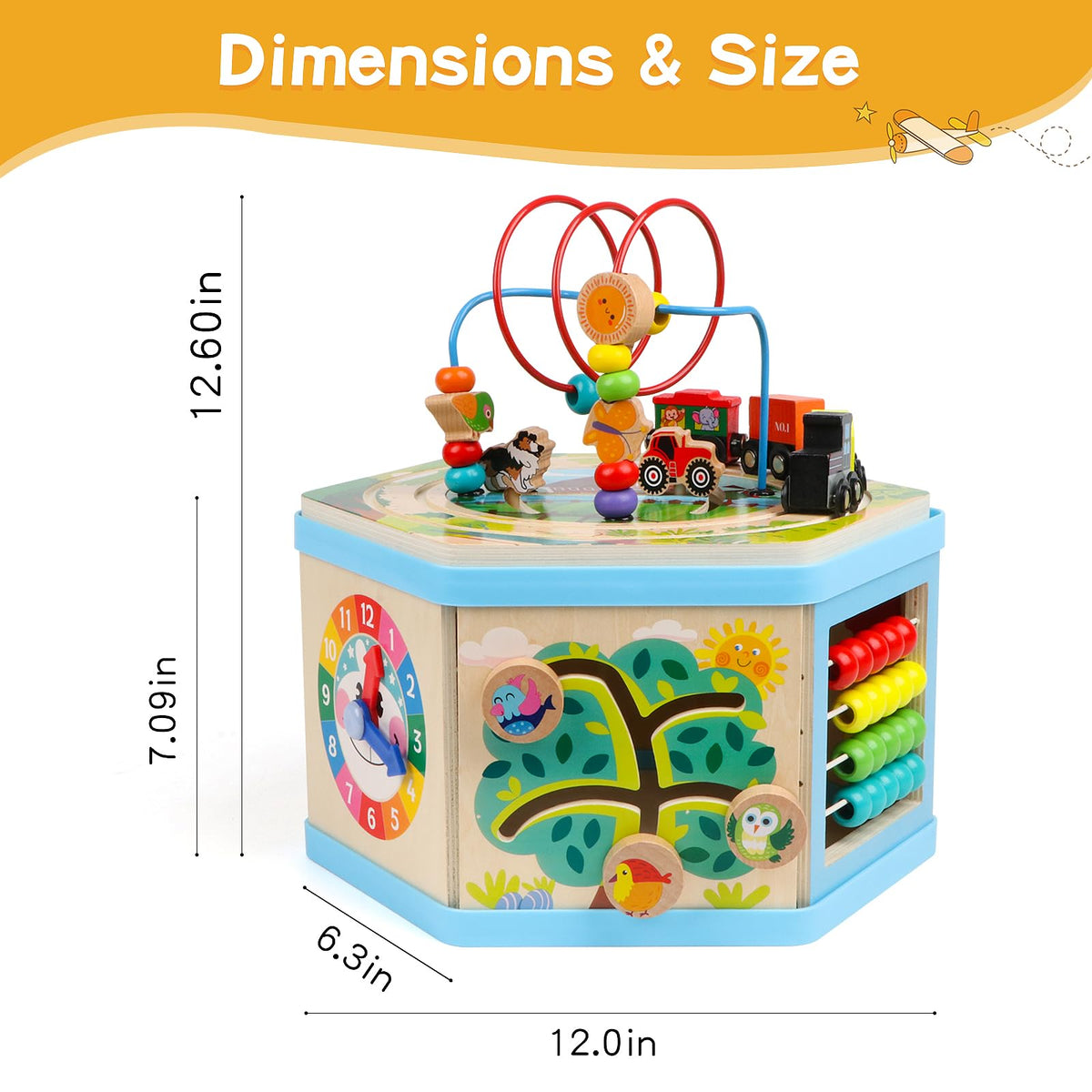 FOPNETS shape sorter on cube aids shape recognition and logic