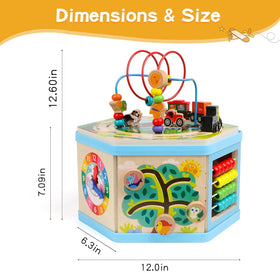 FOPNETS shape sorter on cube aids shape recognition and logic