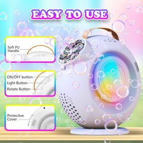 FORALES bubble machine outputs 15000+ bubbles per minute for lively gatherings.