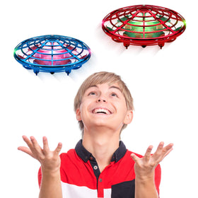 Force1 Scoot Duo red drone hand-launch for safe indoor play