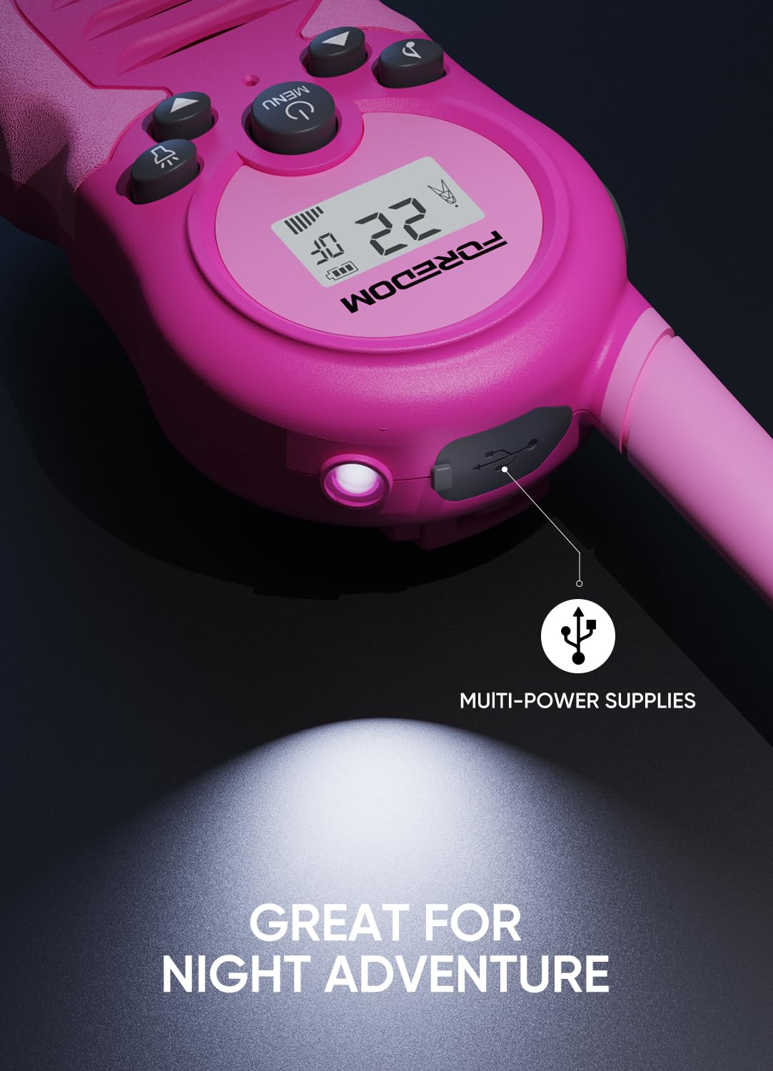 FOREDOM VOX hands-free mode lets kids answer calls without pressing buttons