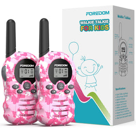 FOREDOM kids walkie talkies front view highlighting lightweight 70g design for easy play