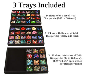 Forged Dice Co. built-in handle for easy travel to sessions