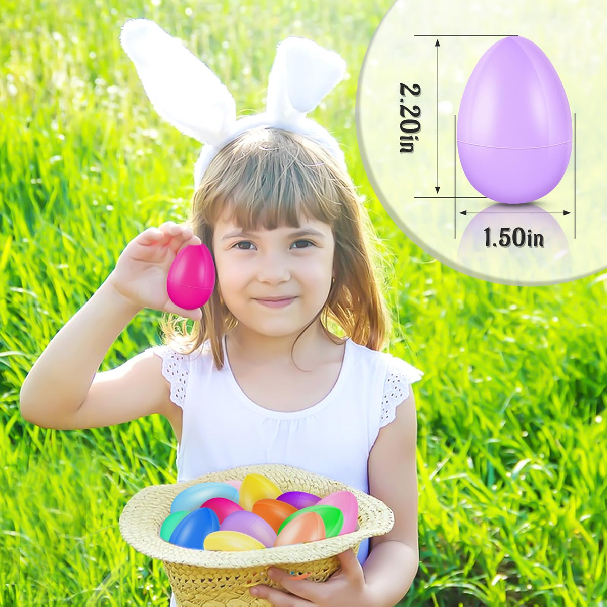 FORLINX fillable Easter eggs ideal for hunts and gifts.