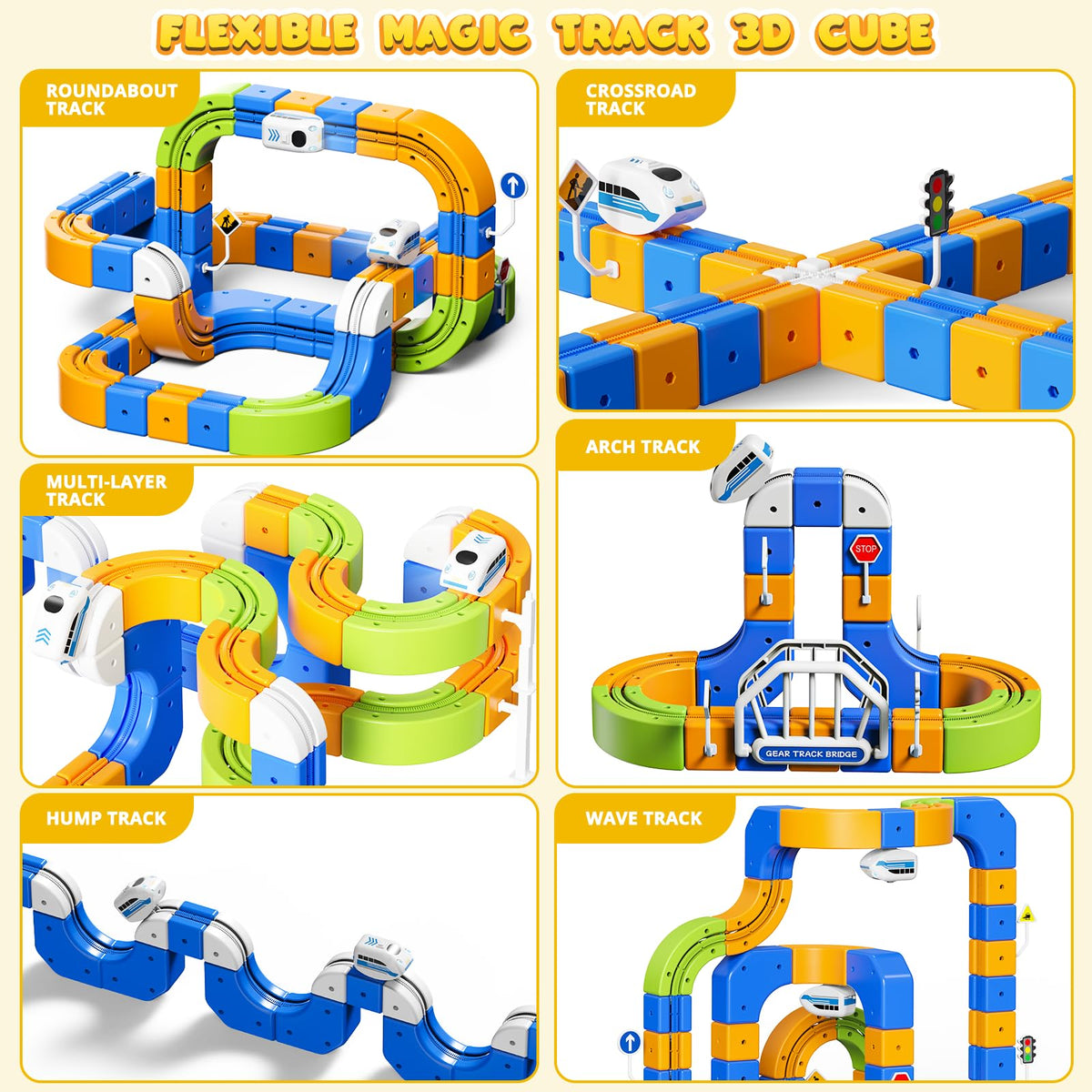 Fortand train set features two trains for collaborative play and varied scenes