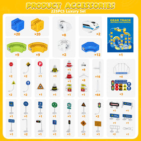 Fortand portable set stores neatly, ideal for travel or indoor play