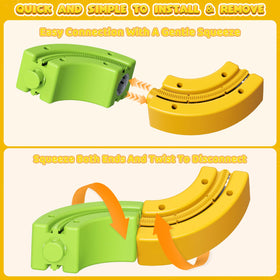 Fortand BPA-free plastic with safe rounded edges for worry-free setup.