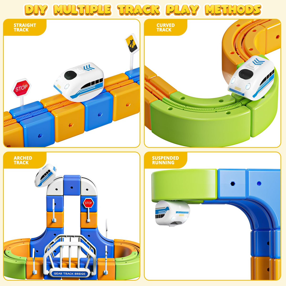 Fortand LED lighting enhances motion through loops and climbs.