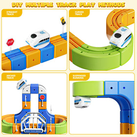 Fortand LED lighting enhances motion through loops and climbs.