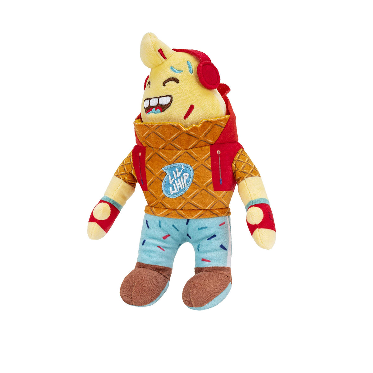 Fortnite Lil Whip 8-inch plush with soft fabric ideal for comforting hugs