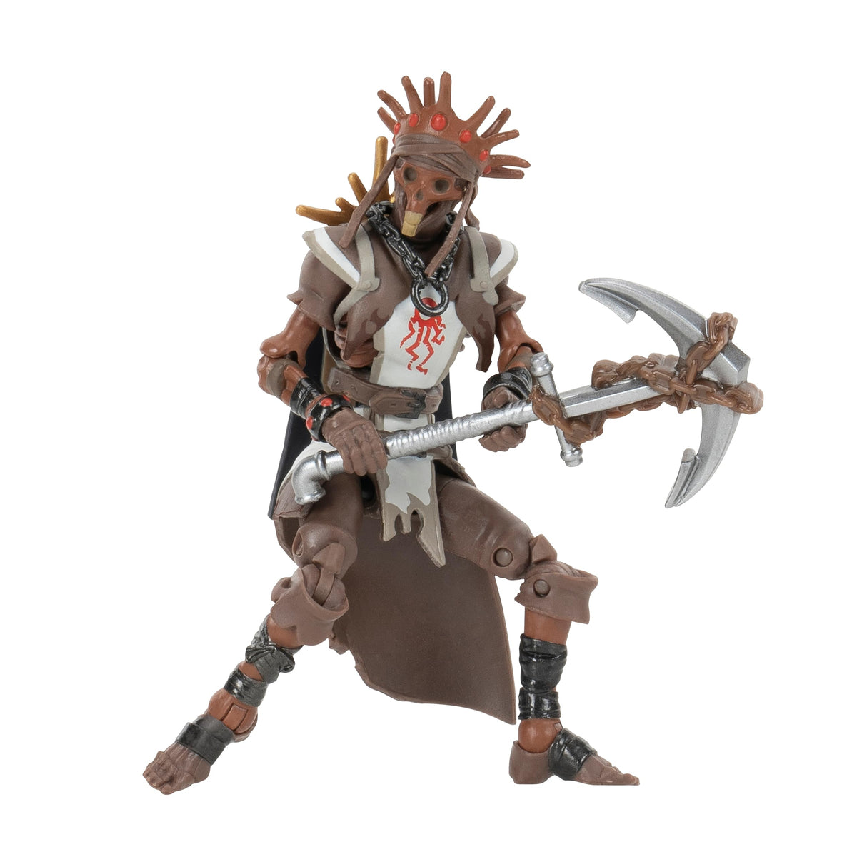 Fortnite Oro Skeleton King accessories in Driftwood colorway for cohesive display