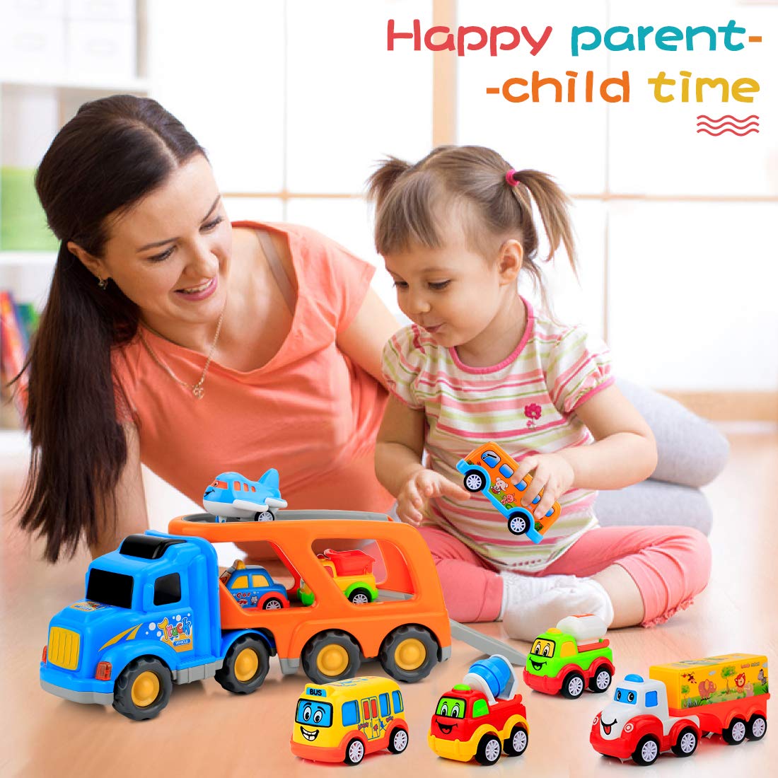 Forty4 big carrier truck features durable design ideal for toddlers.