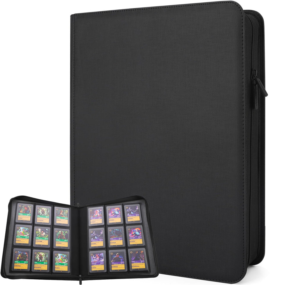 FORZAROCKET 324 Toploader Binder front view with minimalist unbranded cover