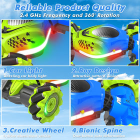 Fosgoit Gesture RC Car performs 360° rotation for stunts