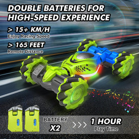 Fosgoit Gesture RC Car features two rechargeable batteries for longer play