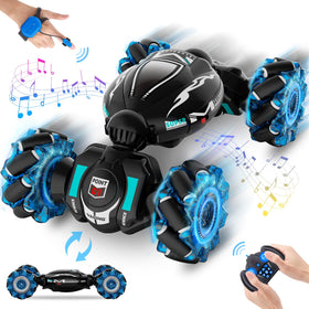 Fosgoit gesture-sensing stunt car in action for interactive playtime