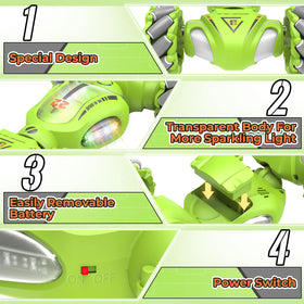 Fosgoit night racing with LED lights for enhanced visibility