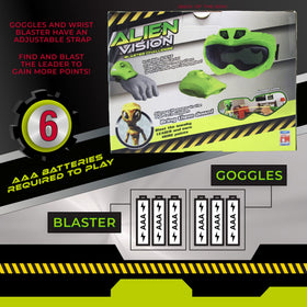 Fotorama Alien Vision green alien target adds variety to play sessions.